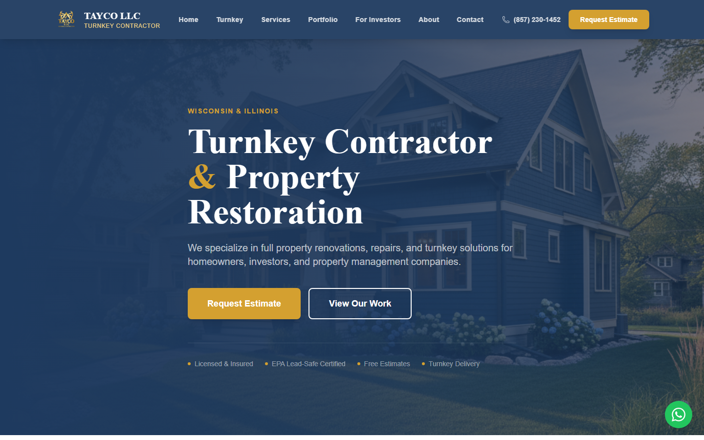 Turnkey Contractor Platform